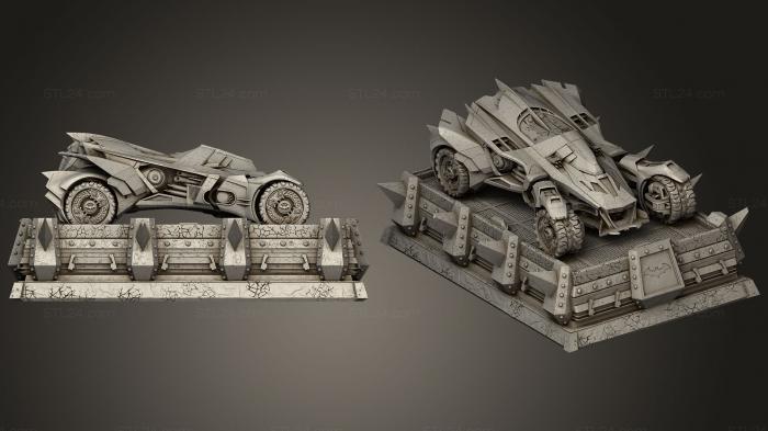 Автомобили и транспорт (Бэтмобиль150, CARS_0084) 3D модель для ЧПУ станка